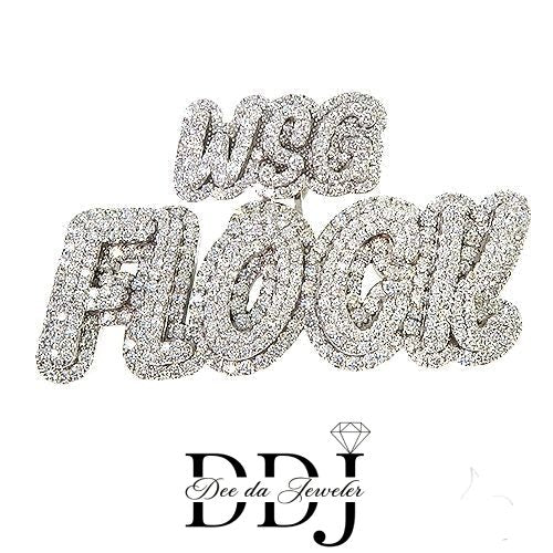 Custom"FLOCK" pendant