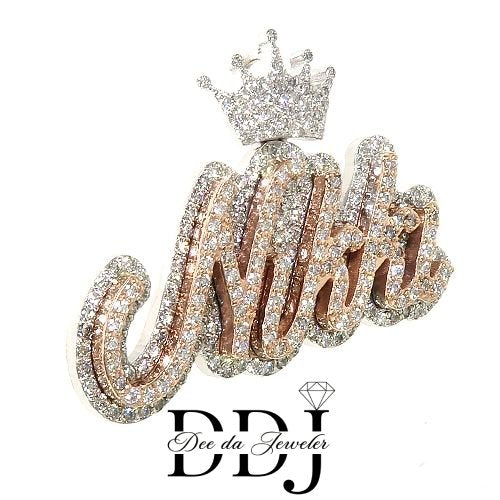 custom "nikki" pendant