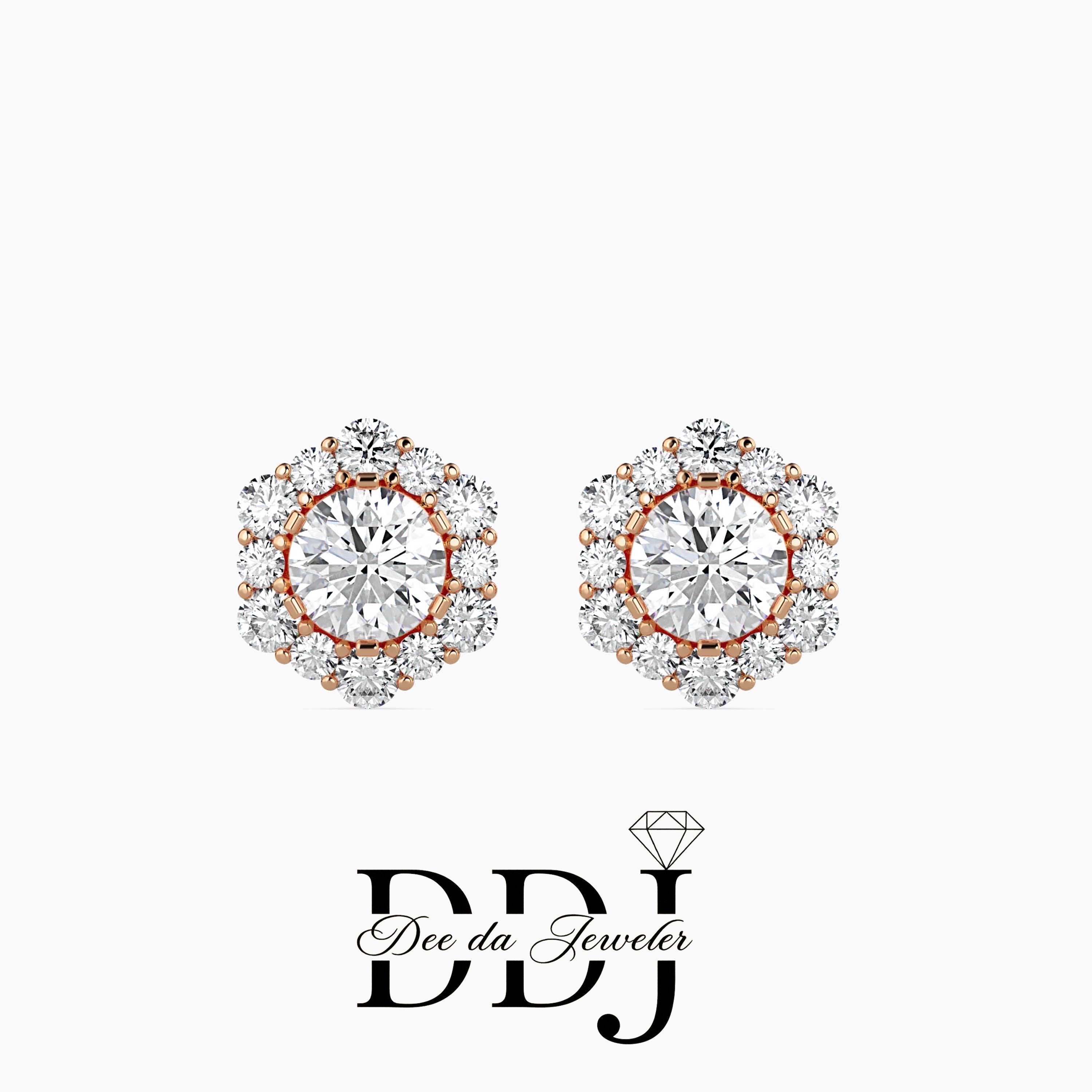 Custom "Stud" Vs1 earrings