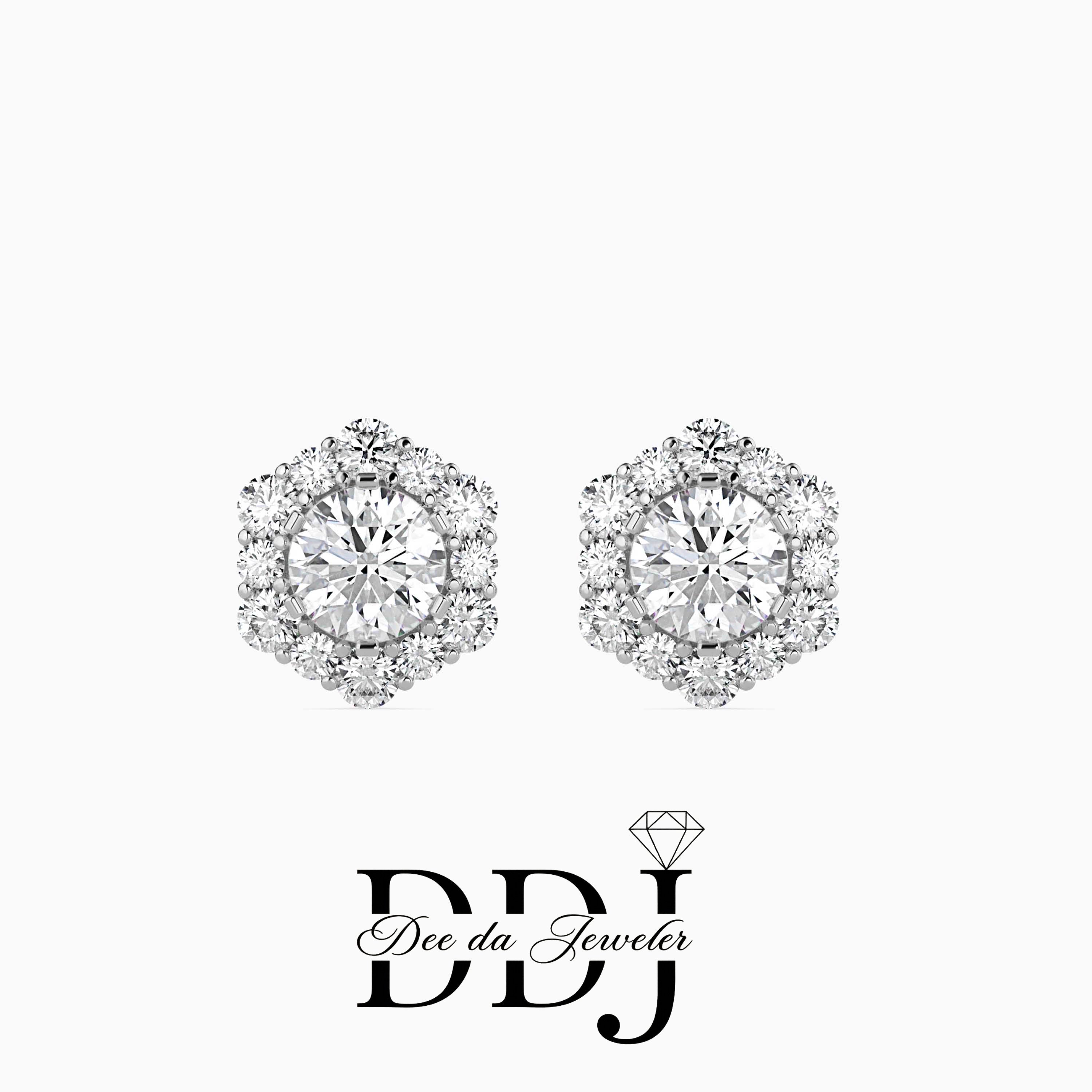 Custom "Stud" Vs1 earrings