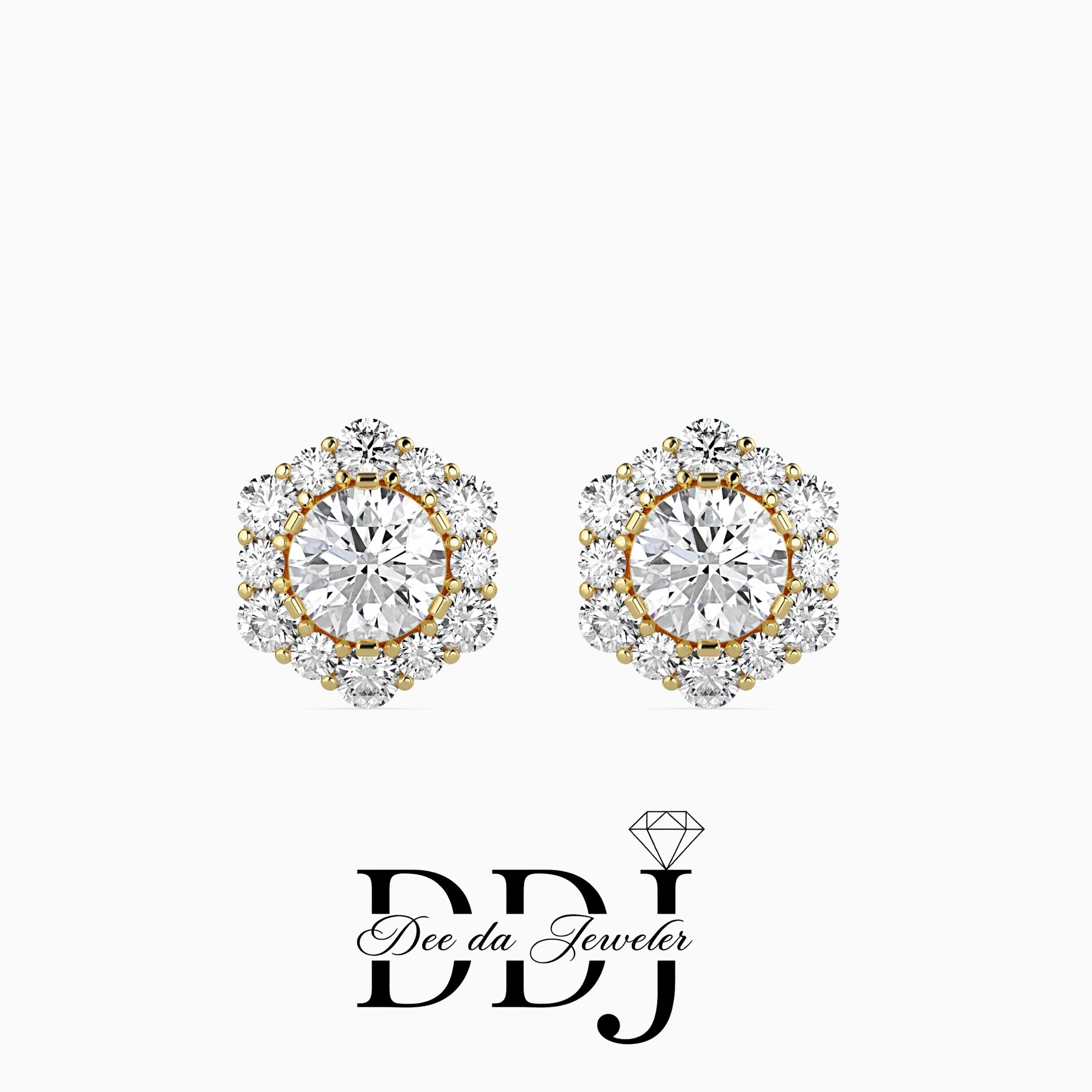 Custom "Stud" Vs1 earrings